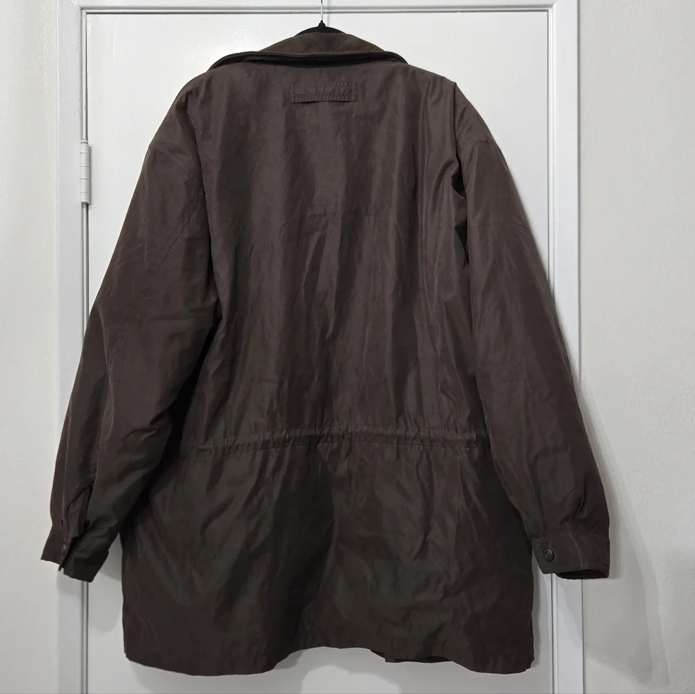 Weatherproof Faux Suede Jacket Brown XL Men’s Vintage Quilted Lining Fleece Coat - Picture 14 of 14